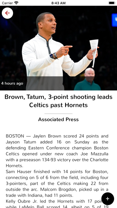 Ozaukee Co. News Graphic Screenshot
