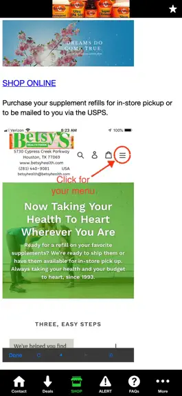 Game screenshot Betsy's Health Foods Inc. hack