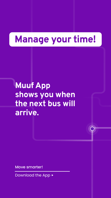 Muuf: Real-time Transit Screenshot