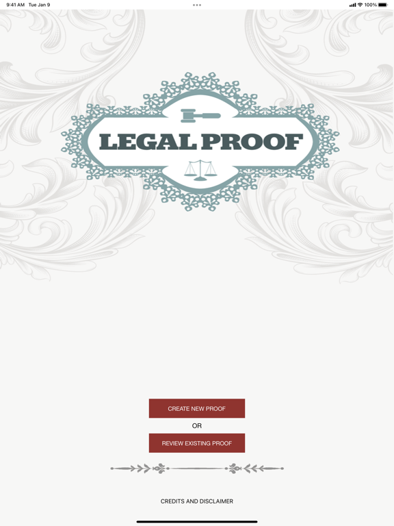 Screenshot #4 pour Legal Proof
