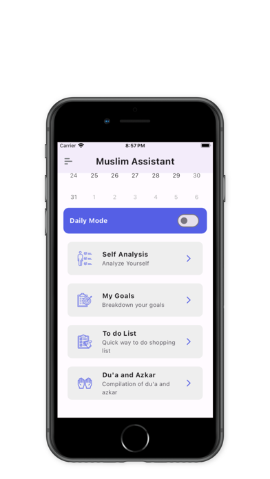Muslim Assistant - Planner Screenshot
