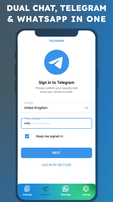 Telegram, Dual Chat Messenger Screenshot