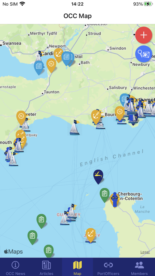 #1. OCC App (iOS) By: Ocean Cruising Club Ltd