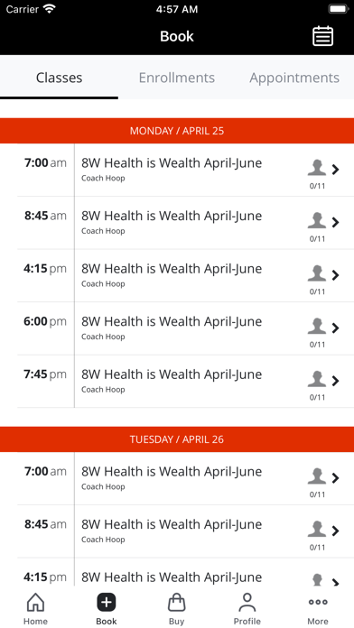 The Athletic Body Screenshot