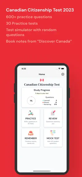 Game screenshot Canadian Citizenship Test+2023 mod apk