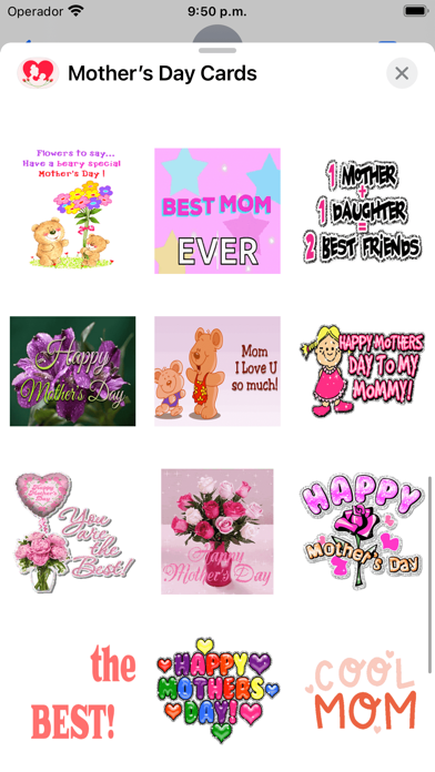 Mother’s Day Cards Screenshot