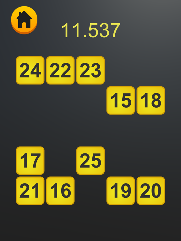 Screenshot #5 pour Touch the 25 Numbers