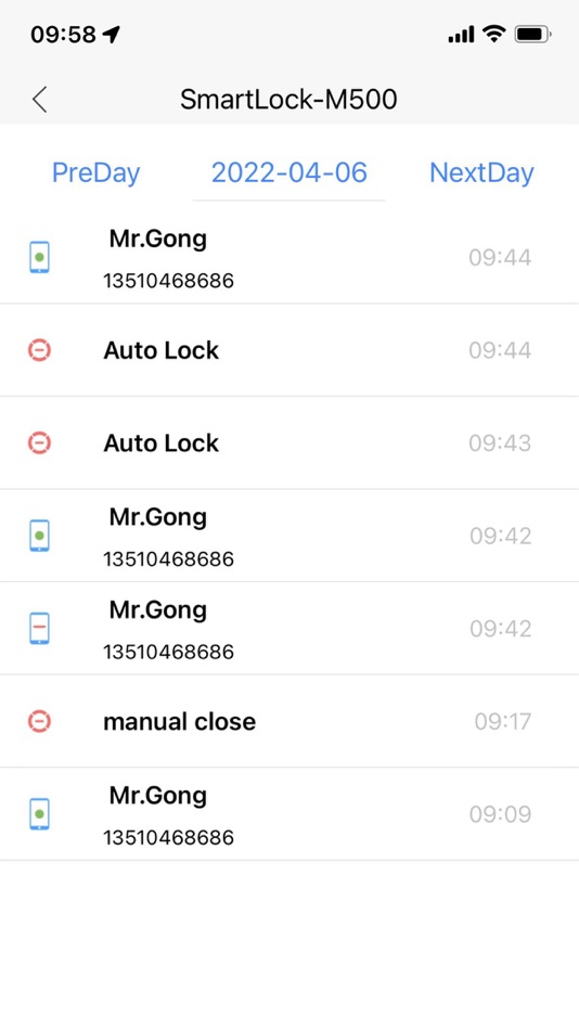 #3. Cloud Smart Lock App (iOS) By: 明毅 龚