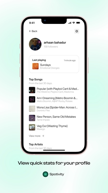 Spotivity: Friend Activity! screenshot-3