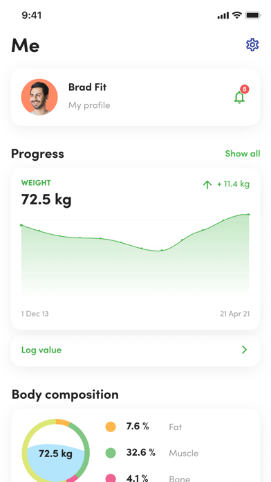 Duofit fitness and nutrition Screenshot