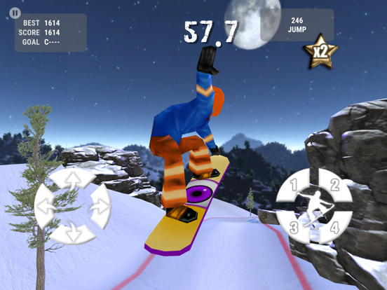 Crazy Snowboard iPad app afbeelding 2