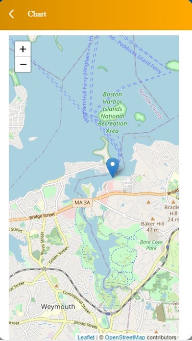 Online Mooring Search Screenshot