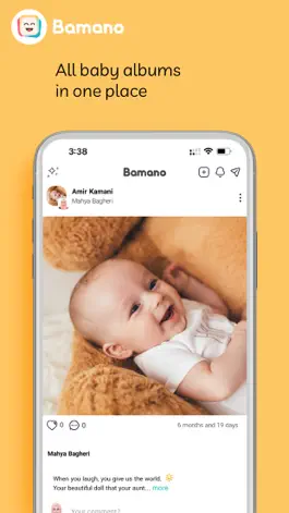Game screenshot Bamano - Baby's Family Album apk