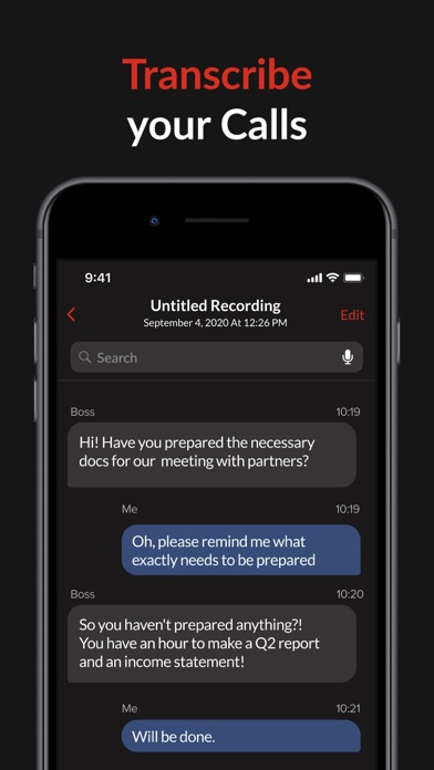 Call Recorder RecMyCalls Screenshot