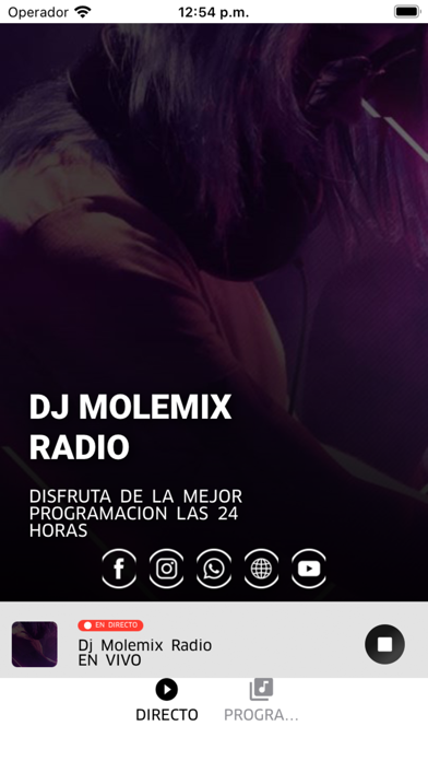 Dj Molemix Radio Screenshot