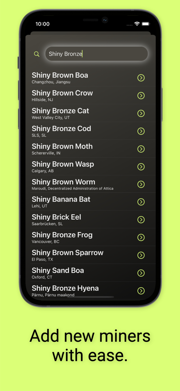 myHelium - Track your miners