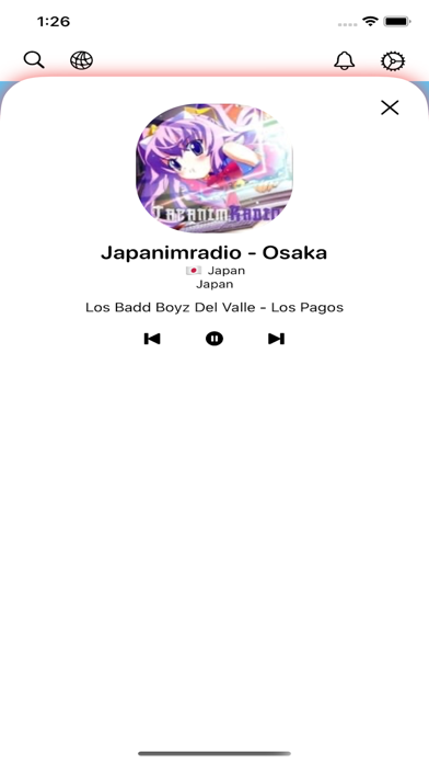 Japanese Radio Stations online Screenshot