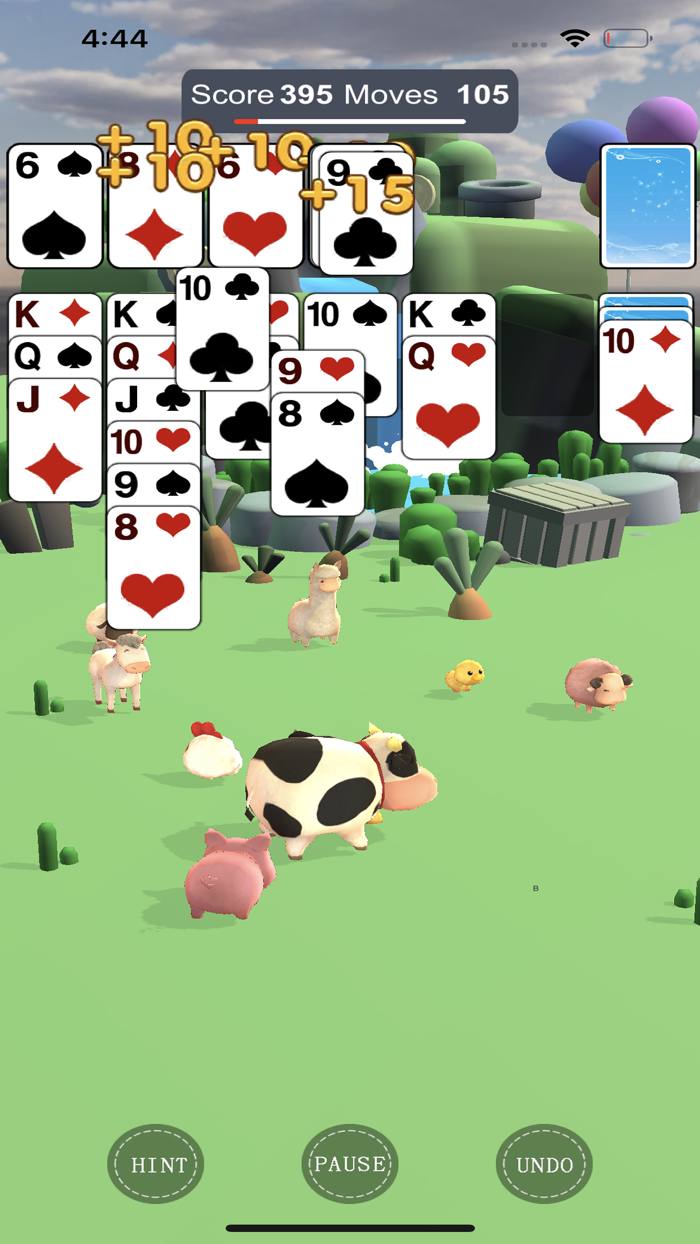 Solitaire 3D Cute Animals