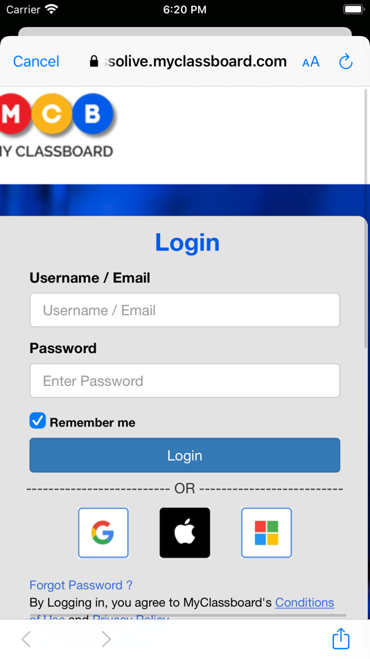 #1. Sir C R Reddy Public School (iOS) By: Myclassboard Educational Solutions Private Limited