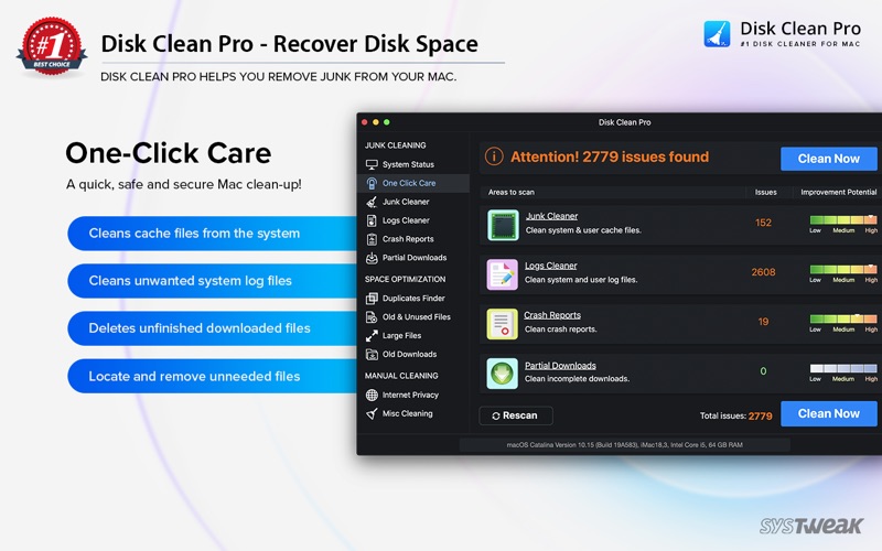 Screenshot #2 pour Disk Clean Pro