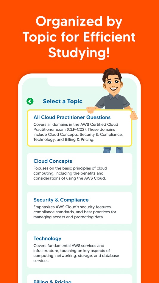 #3. AWS Cloud Practitioner: 2025 (iOS) 由: Best Fun Games
