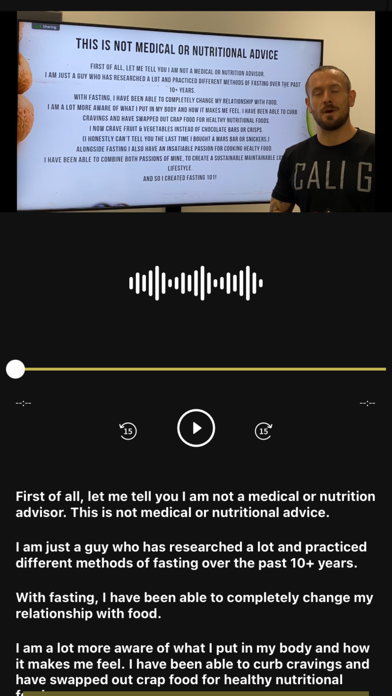 Fasting 101 Screenshot