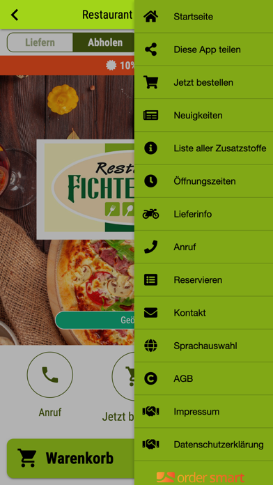 Restaurant Fichterlager Screenshot
