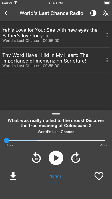 World's Last Chance Radio Screenshot