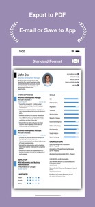 Resume Builder & CV Maker -PDF screenshot #3 for iPhone