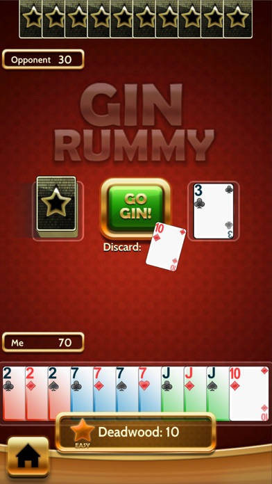Gin Rummy Classic card offlineのおすすめ画像2