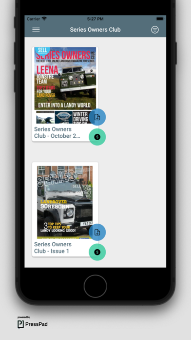 Screenshot #1 pour Series Owners Club