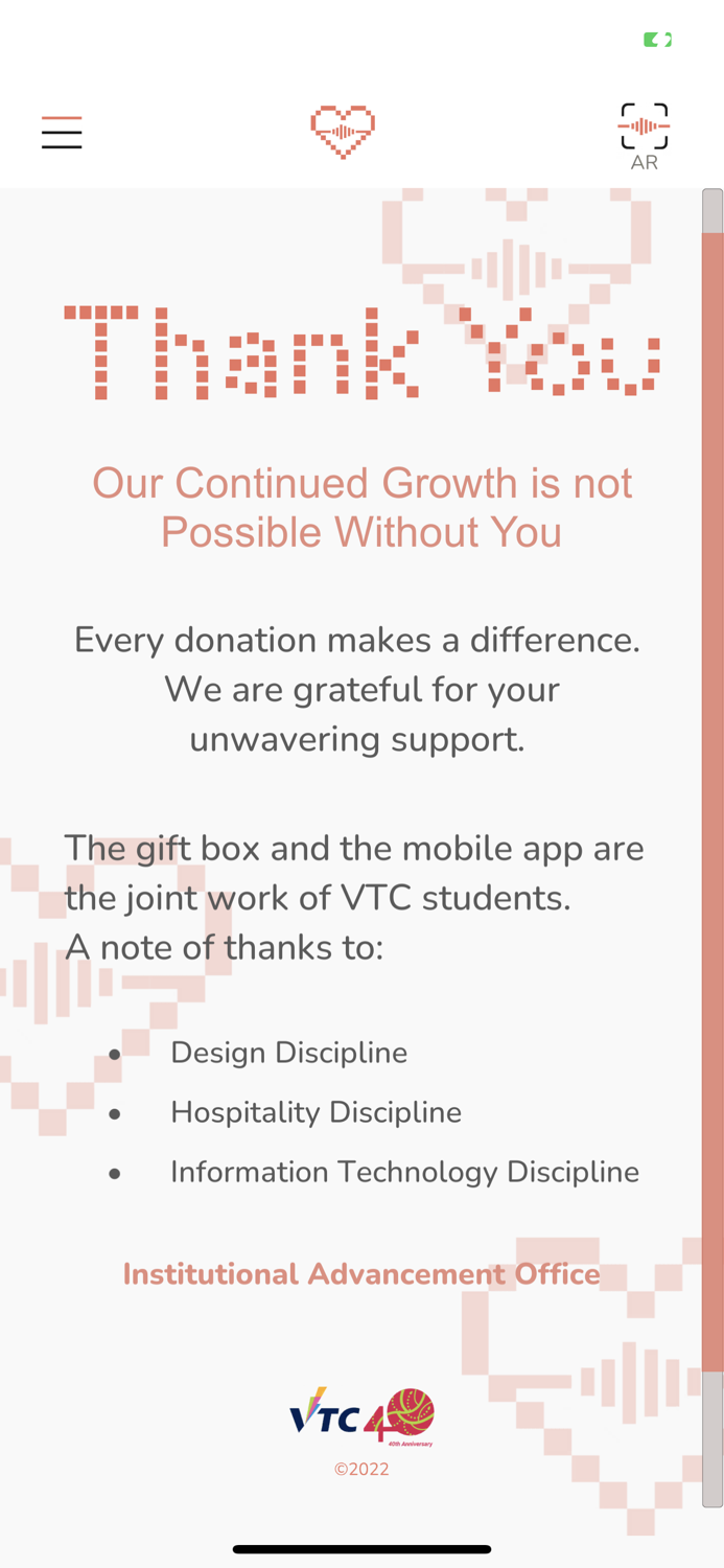 VTC Thank You Chocolate