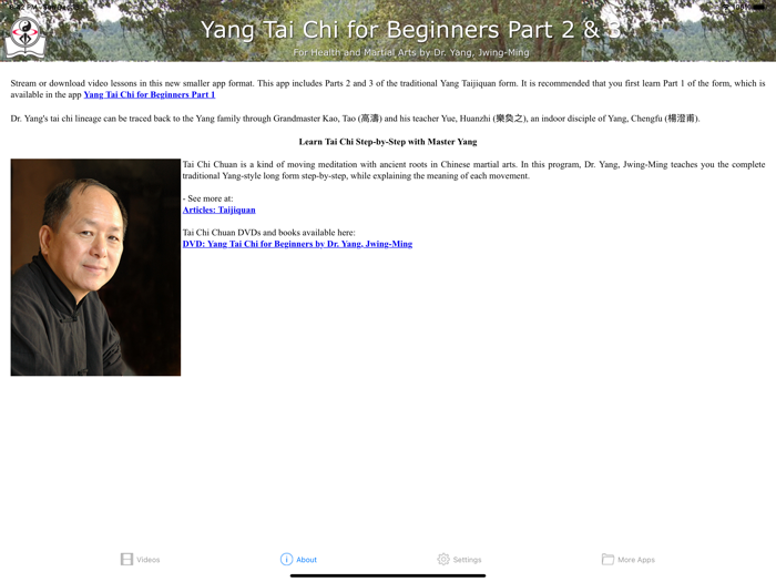 Yang Tai Chi for Beginners 2and3