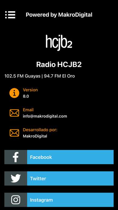 Radio HCJB2 Screenshot
