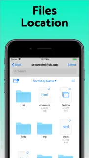 ssh files – secure shellfish iphone screenshot 3