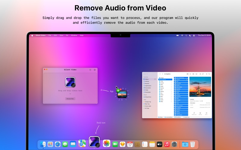 silent video : audio remover iphone screenshot 1