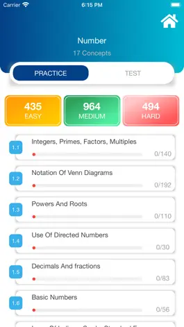Game screenshot IGCSE Maths Test App hack