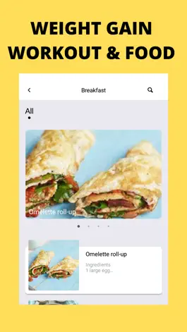 Game screenshot Weight Gain Workouts & Food hack
