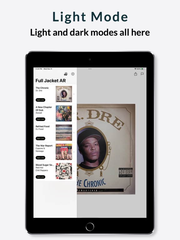 Full Jacket iPad screenshot 5 - Music app