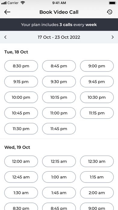 InfyNite Fitness Screenshot