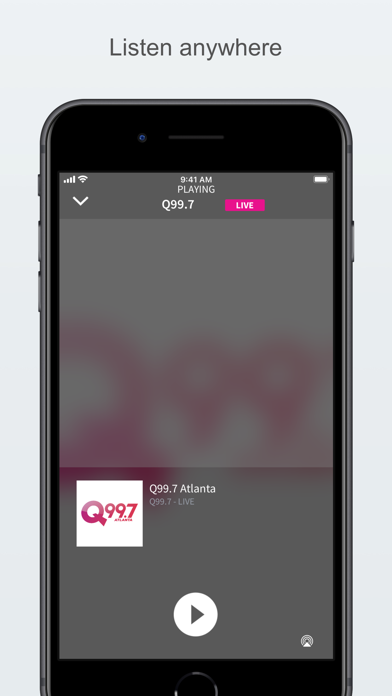 Q99.7 Atlanta Screenshot