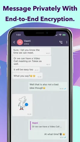 Game screenshot Tokee: Messenger apk