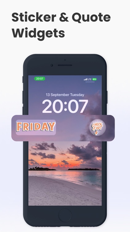 Customize Widget & Lock Screen