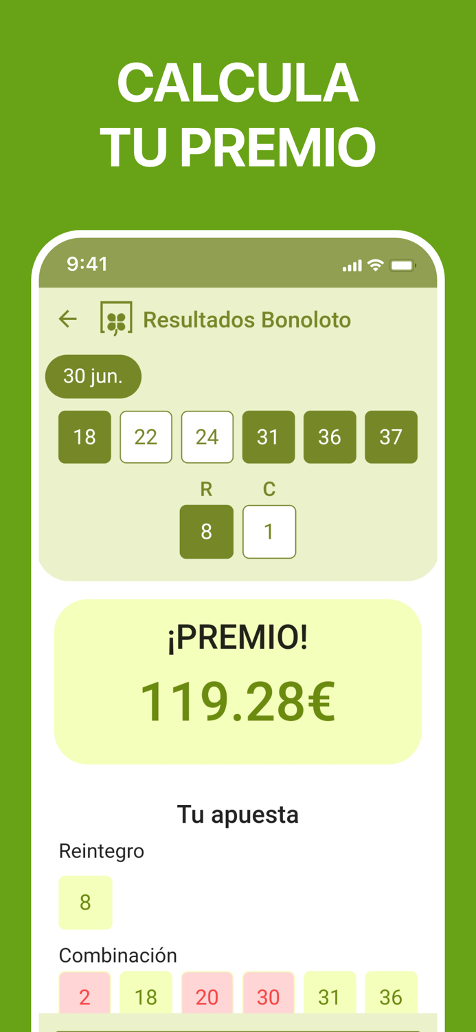 BONOLOTO Escaner y Resultados