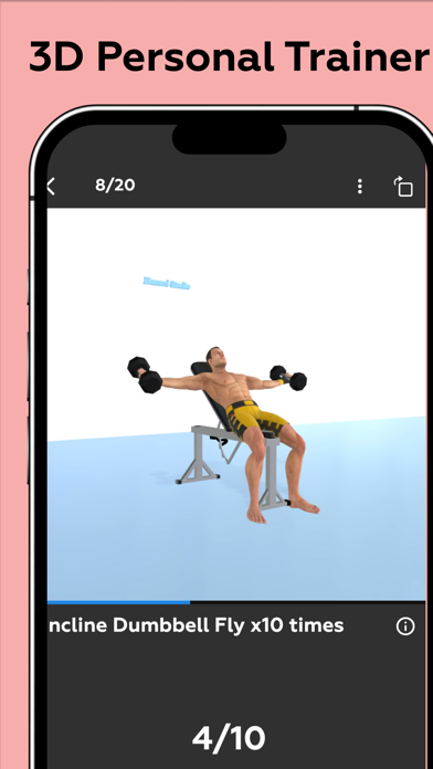 Dumbbell Workout - Gym Workout Screenshot
