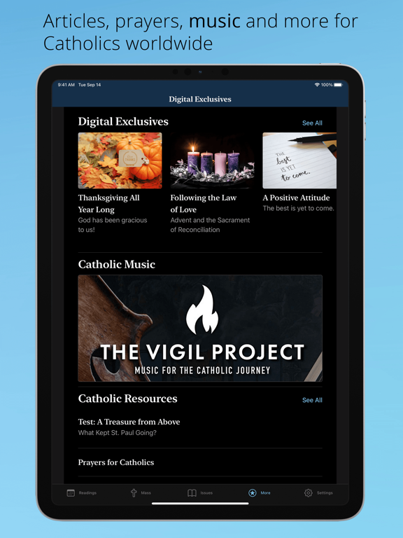 Word Among Us Mass Edition iPad screenshot 5 - Magazines & Newspapers app