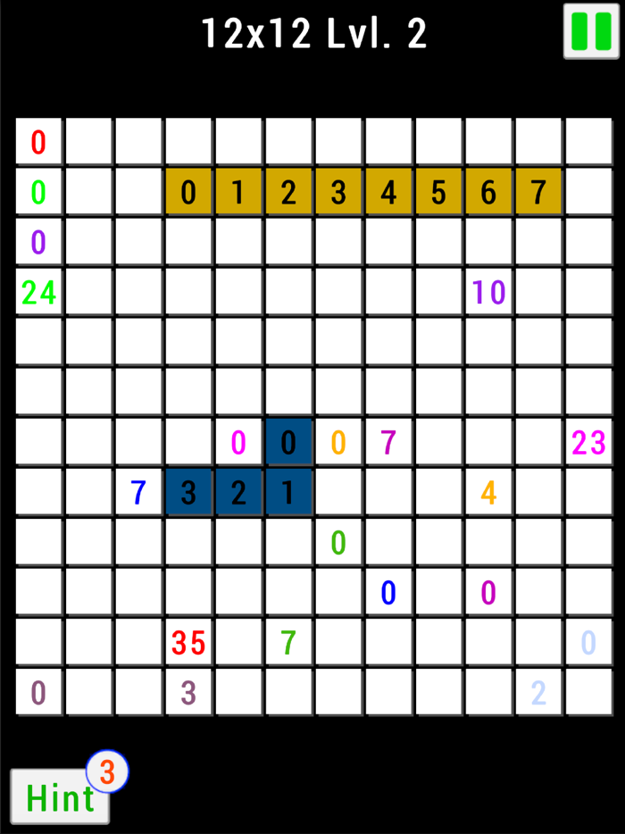Number Joining Puzzle Game