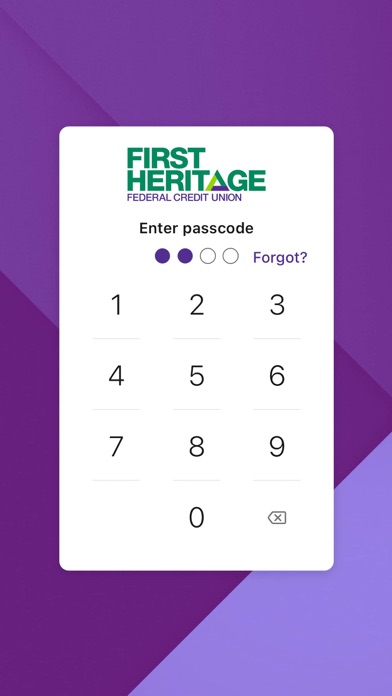 First Heritage FCU Screenshot