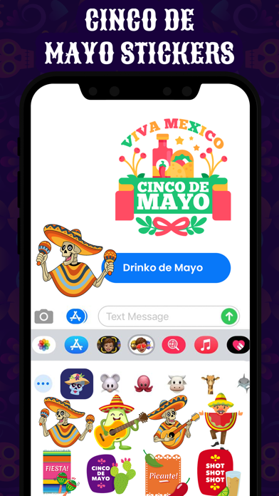 Cinco De Mayo Mexican Stickers Screenshot