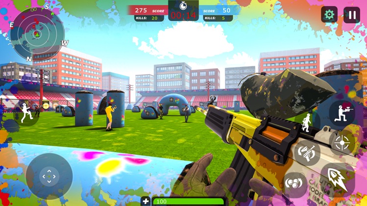Paintball Arena PvP Challenge screenshot-4